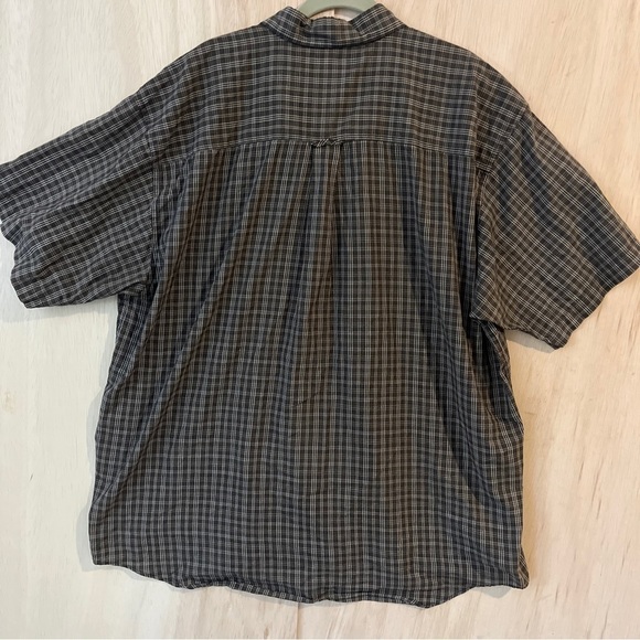 Vintage 90's Knights Of The Round Table Men's plaid Short Sleeve Size BIG 2XL - Picture 6 of 6